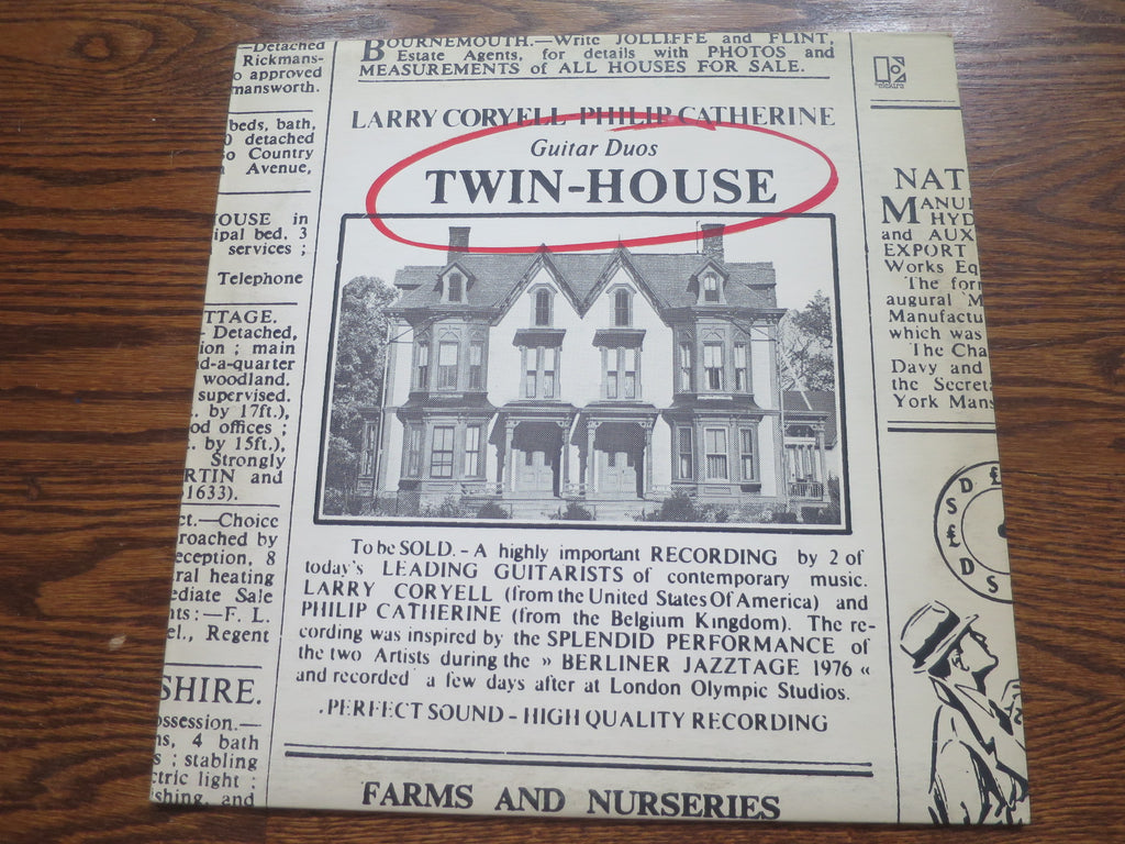 Larry Coryell & Philip Catherine - Twin-house - LP UK Vinyl Album Record Cover