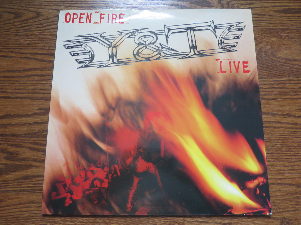 Y&T - Open Fire Live - LP UK Vinyl Album Record Cover