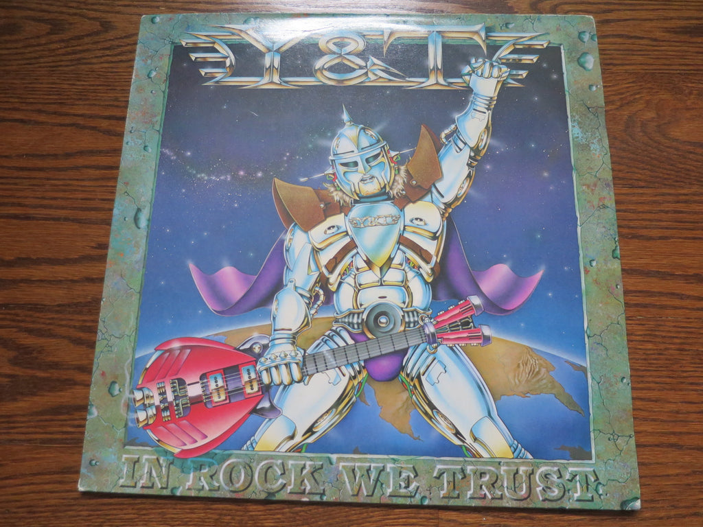 Y&T - In Rock We Trust - LP UK Vinyl Album Record Cover