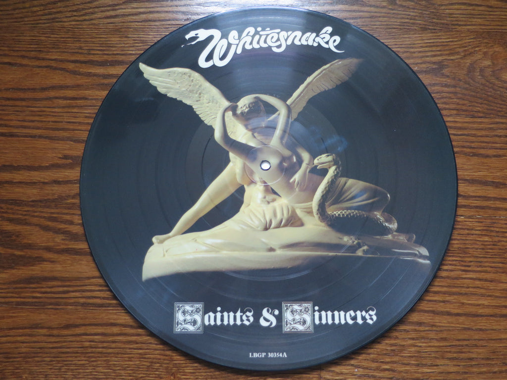 Whitesnake - Saints & Sinners (picture disc) - LP UK Vinyl Album Record Cover