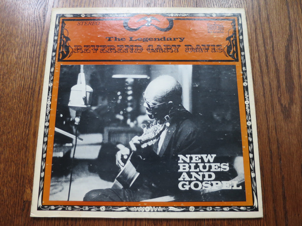 Reverend Gary Davis - New Blues And Gospel - LP UK Vinyl Album Record Cover
