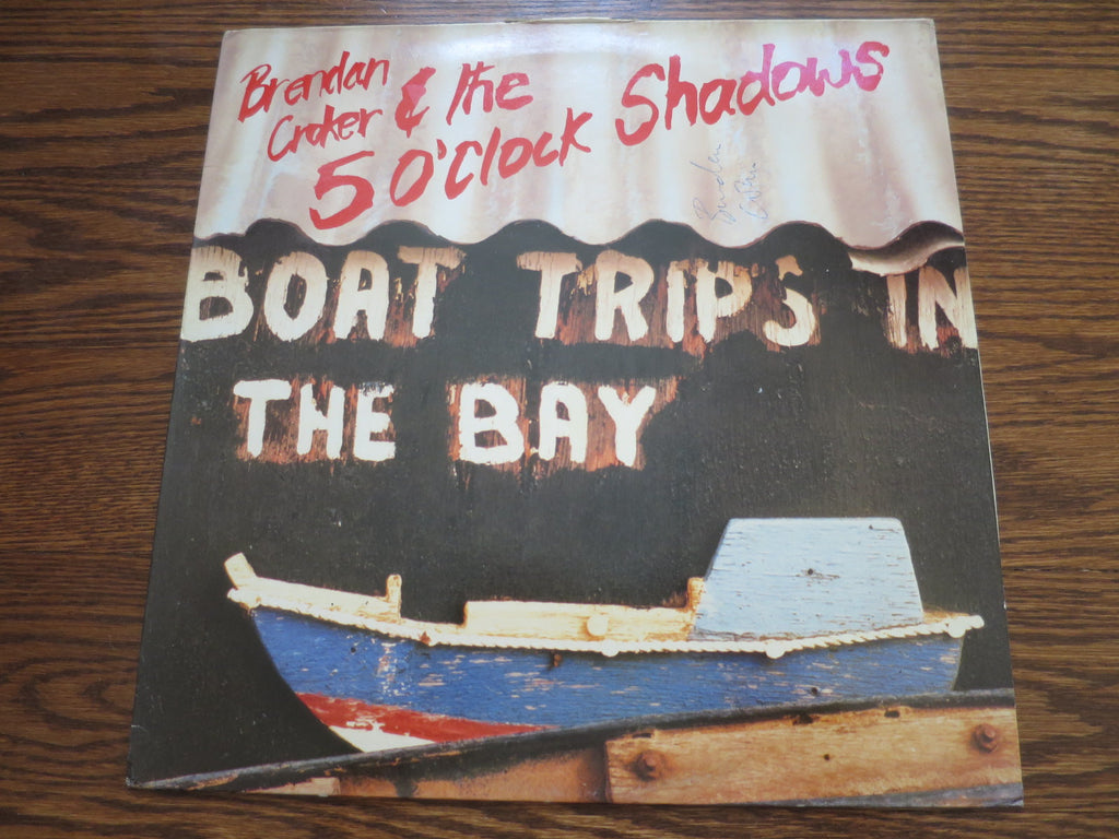 Brendan Croker & The Five O'Clock Shadows - Boat Trips In The Bay (signed) - LP UK Vinyl Album Record Cover