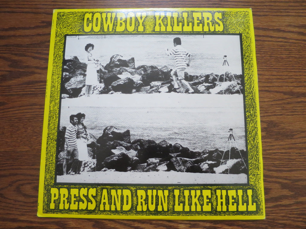 Cowboy Killers - Press and Run Like Hell - LP UK Vinyl Album Record Cover