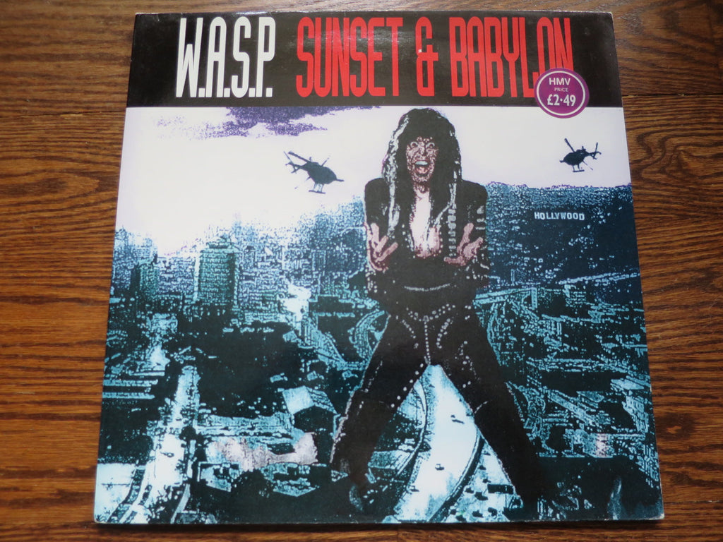 WASP - Sunset & Babylon 12" - LP UK Vinyl Album Record Cover