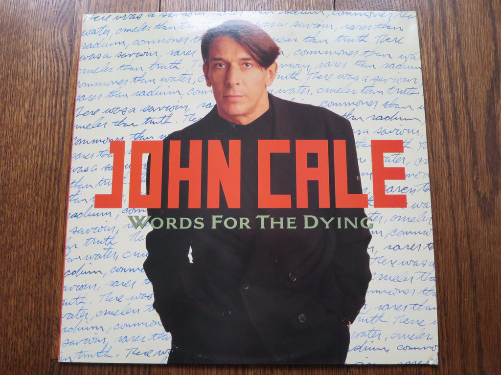 John Cale - Words For The Dying - LP UK Vinyl Album Record Cover