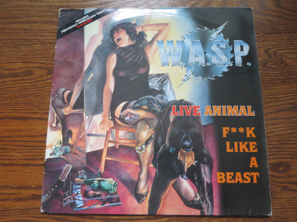 WASP - Live Animal 12" - LP UK Vinyl Album Record Cover