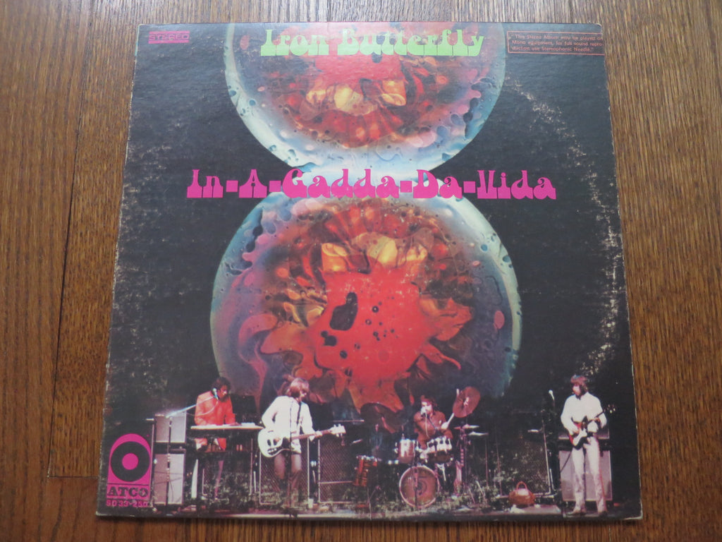 Iron Butterfly - In-A-Gadda-Da-Vida - LP UK Vinyl Album Record Cover