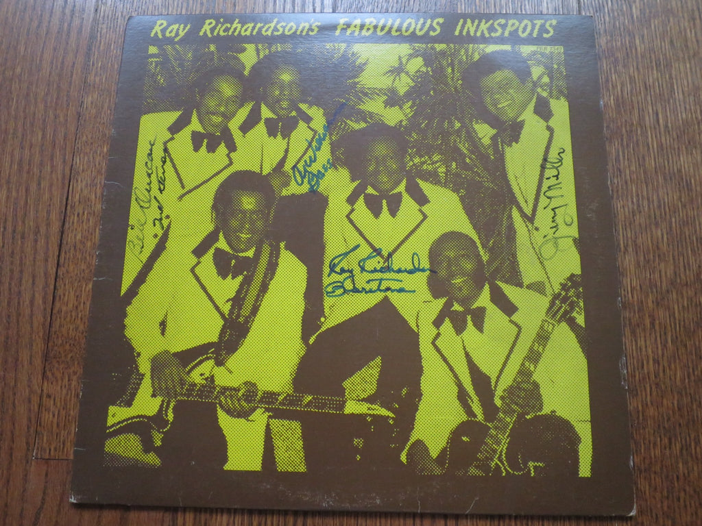 Ray Richardson's Fabulous Inkspots - Ray Richardson's Fabulous Inkspots (signed) - LP UK Vinyl Album Record Cover