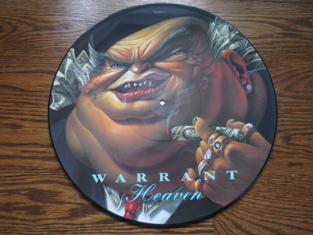 Warrant - Heaven (12" picture disc) - LP UK Vinyl Album Record Cover