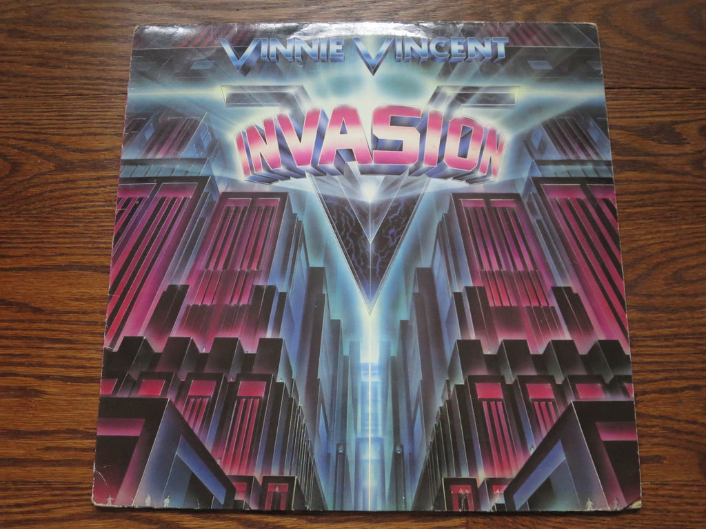 Vinnie Vincent - Vinnie Vincent's Invasion - LP UK Vinyl Album Record Cover