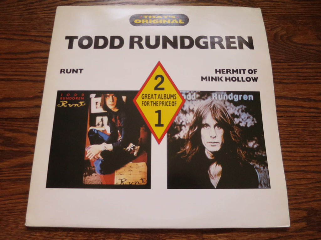 Todd Rundgren - Runt/Hermit Of Mink Hollow - LP UK Vinyl Album Record Cover