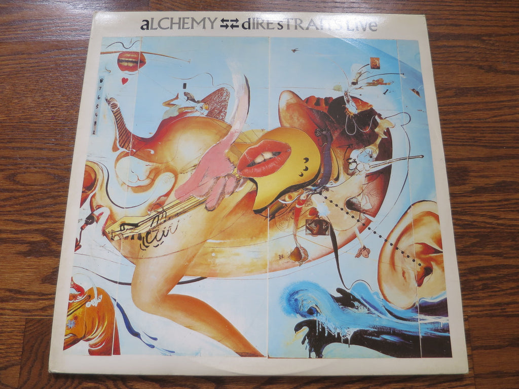 Dire Straits - Alchemy } Dire Straits Live 3three - LP UK Vinyl Album Record Cover