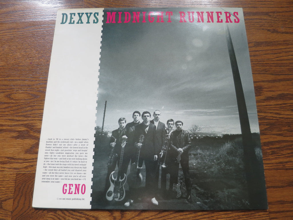 Dexys Midnight Runners - Geno - LP UK Vinyl Album Record Cover