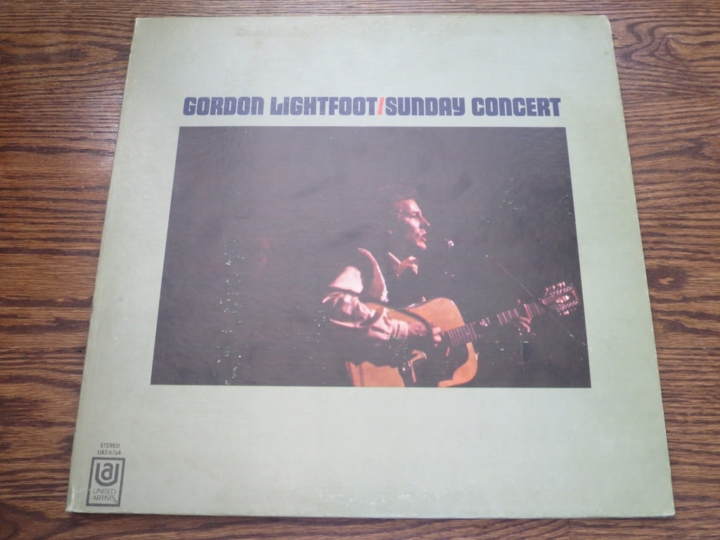 Gordon Lightfoot - Sunday Concert - LP UK Vinyl Album Record Cover