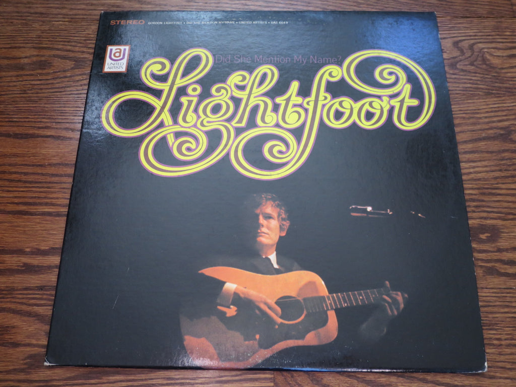Gordon Lightfoot - Did She Mention My Name? - LP UK Vinyl Album Record Cover