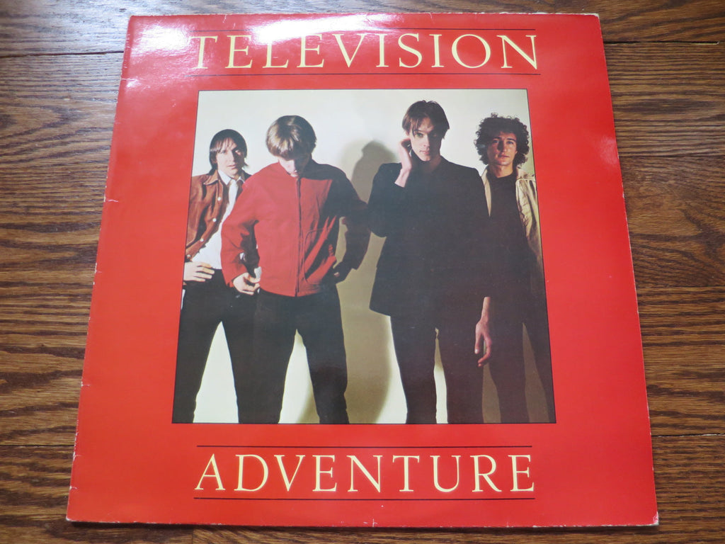 Television - Adventure (red vinyl) - LP UK Vinyl Album Record Cover