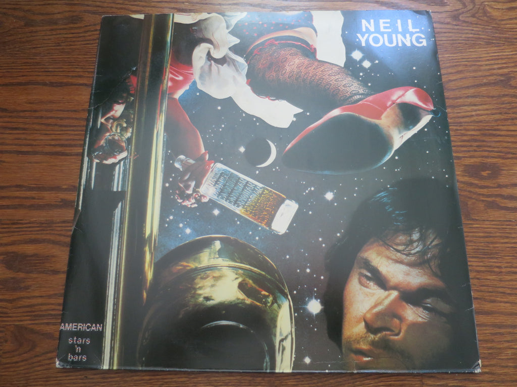 Neil Young - American Stars 'n Bars 3three - LP UK Vinyl Album Record Cover