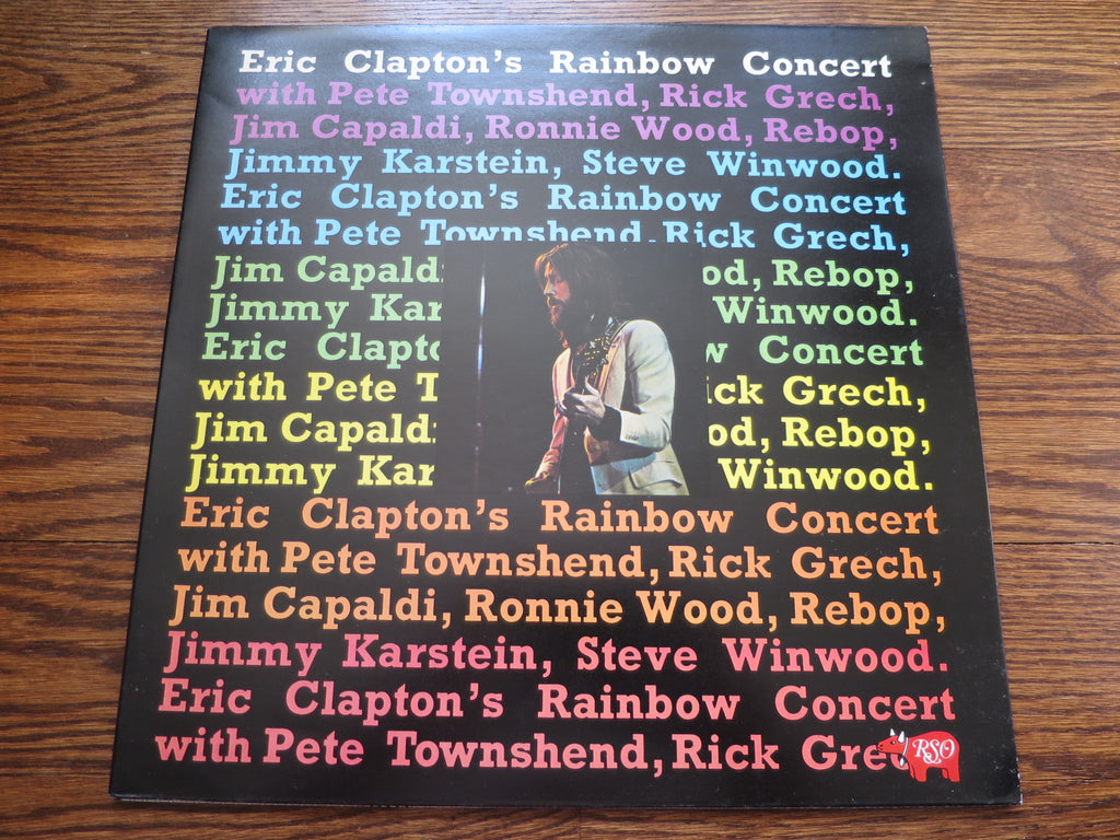 Eric Clapton - Rainbow Concert - LP UK Vinyl Album Record Cover