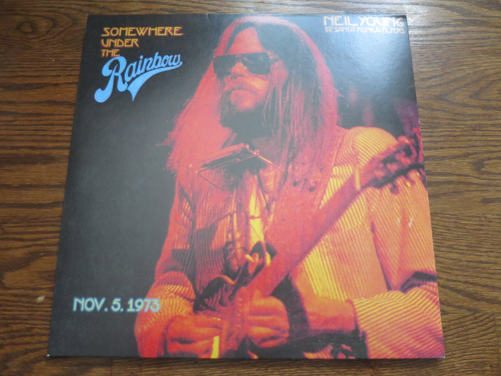 Neil Young With The Santa Monica Flyers - Somewhere Under The Rainbow - LP UK Vinyl Album Record Cover