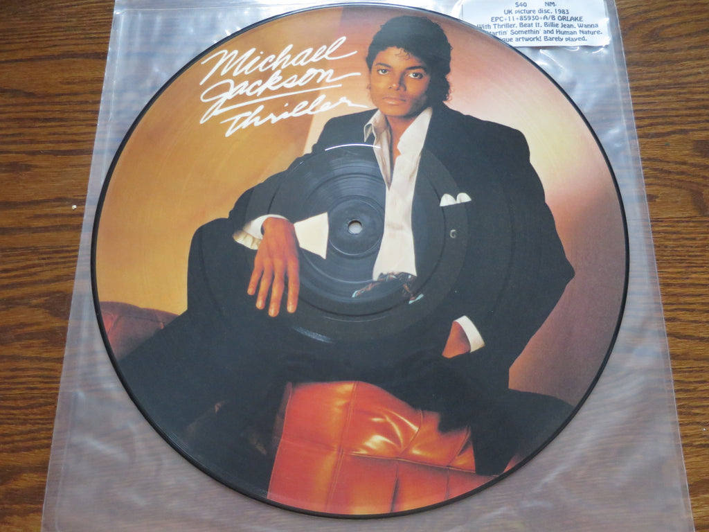 Michael Jackson - Thriller picture disc - LP UK Vinyl Album Record Cover