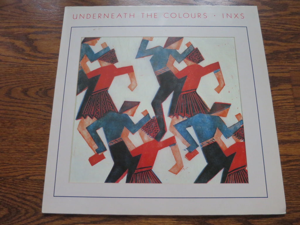 INXS - Underneath The Colours - LP UK Vinyl Album Record Cover