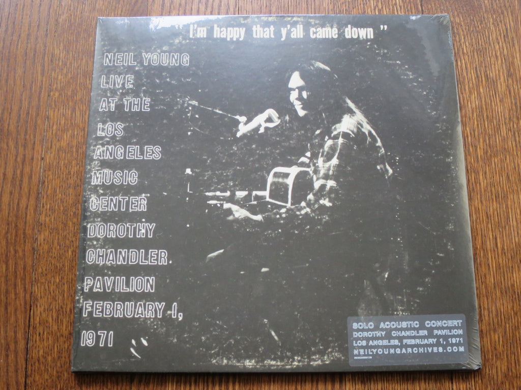 Neil Young - I'm Happy That Y'all Came Down - LP UK Vinyl Album Record Cover