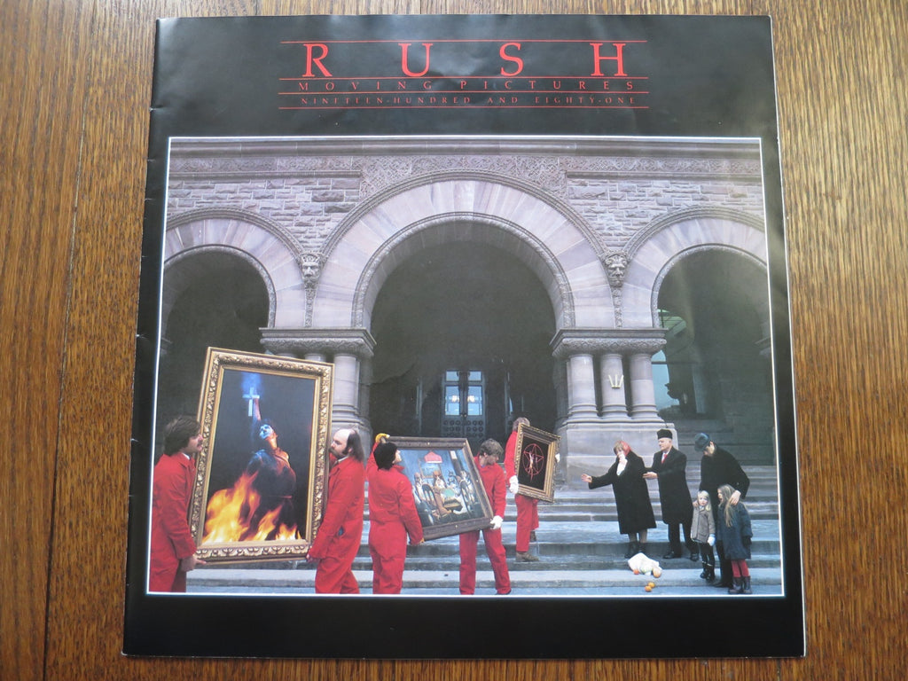 Rush - Moving Pictures Tour Programme - LP UK Vinyl Album Record Cover