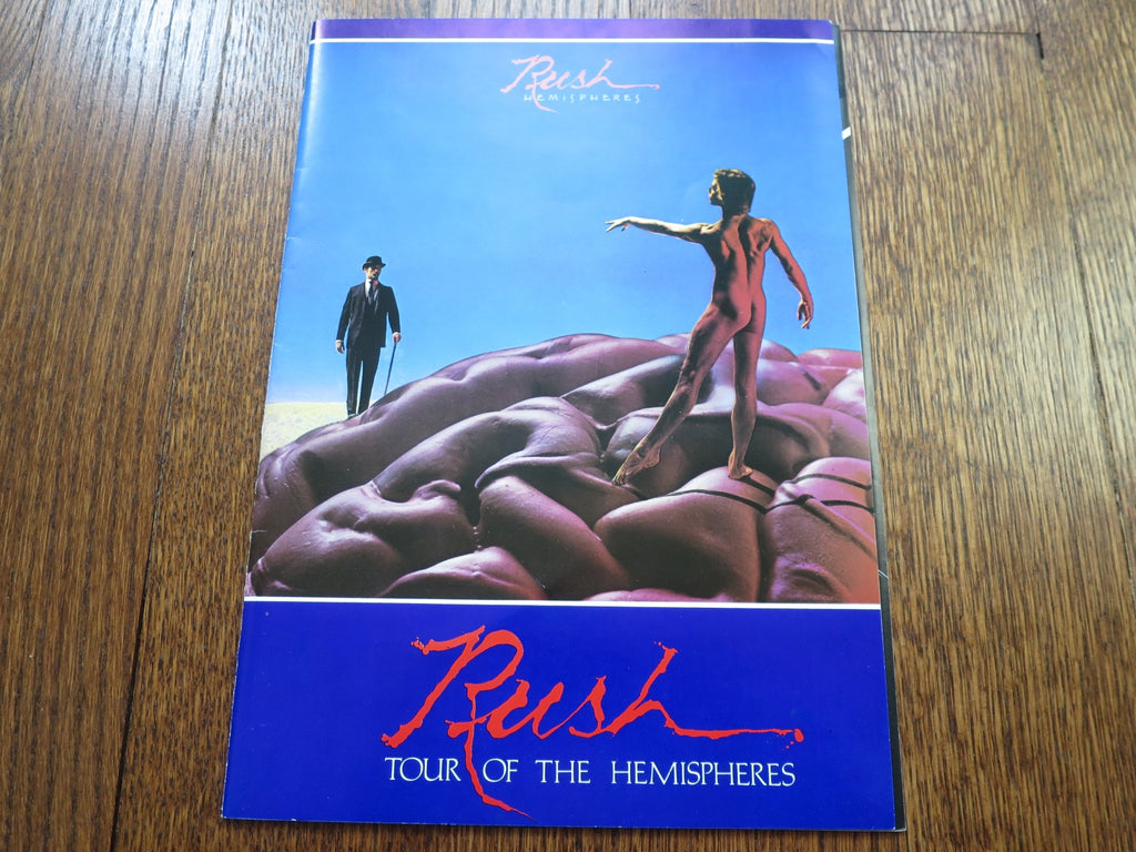 Rush - Tour Of The Hemispheres programme - LP UK Vinyl Album Record Cover