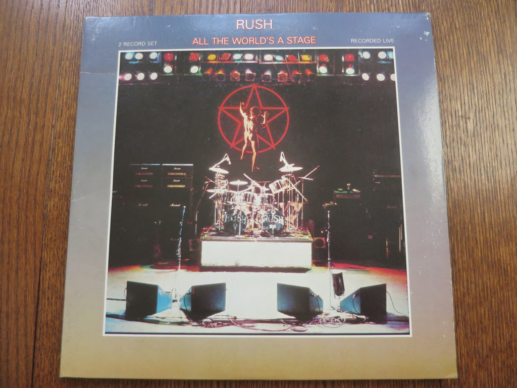 Rush - All The World's A Stage - LP UK Vinyl Album Record Cover