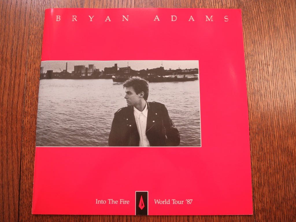 Bryan Adams - Into The Fire World Tour '87 Tour Programme - LP UK Vinyl Album Record Cover