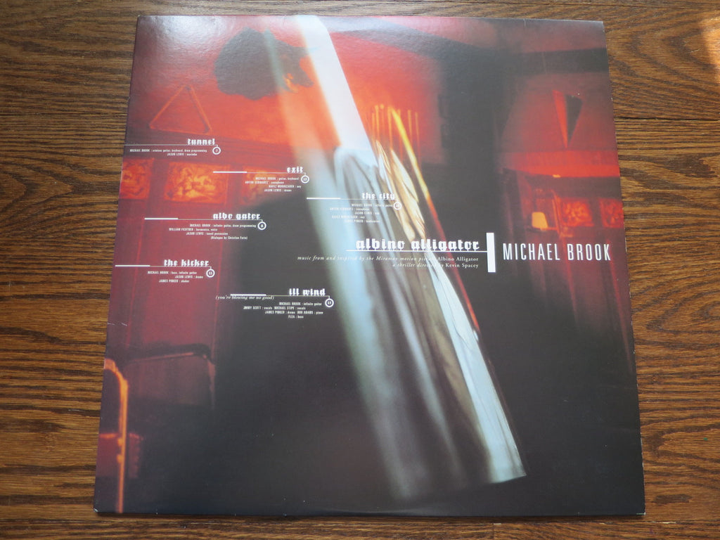 Michael Brook - Albino Alligator - LP UK Vinyl Album Record Cover