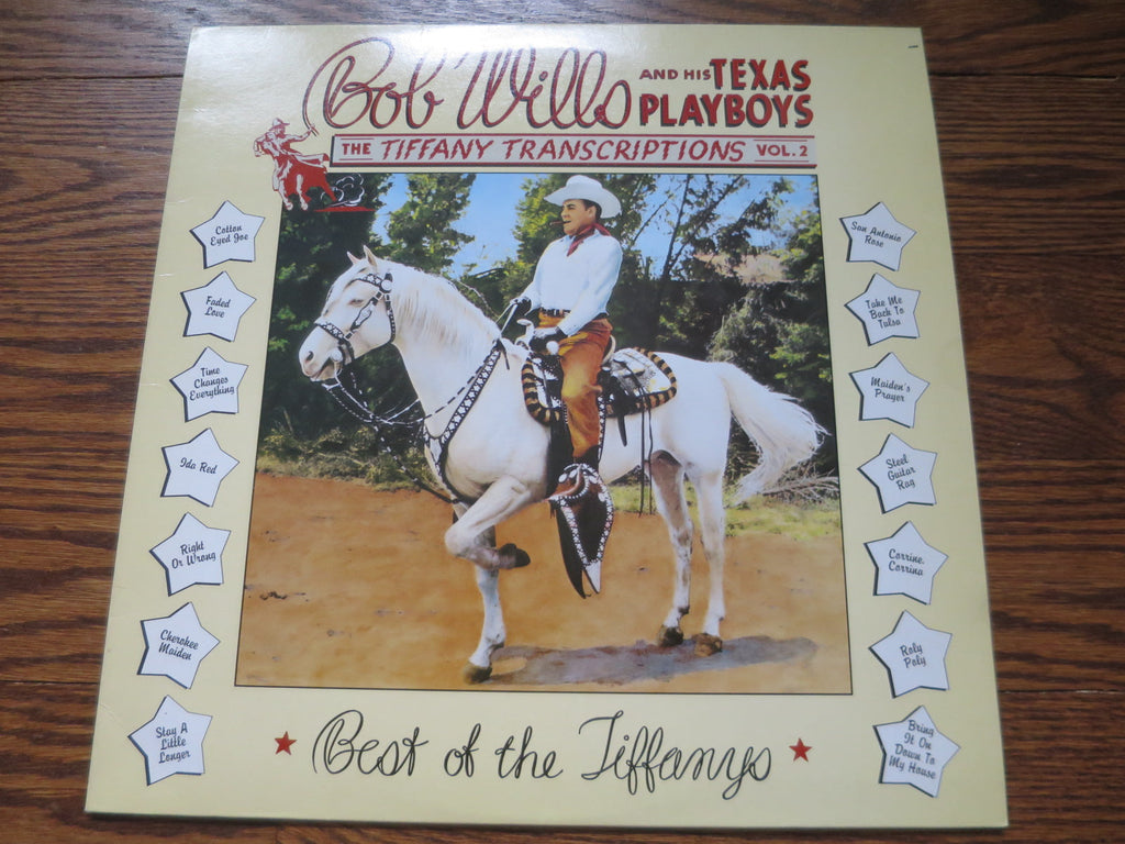 Bob Wills and his Texas Playboys - Best of The Tiffanys - LP UK Vinyl Album Record Cover