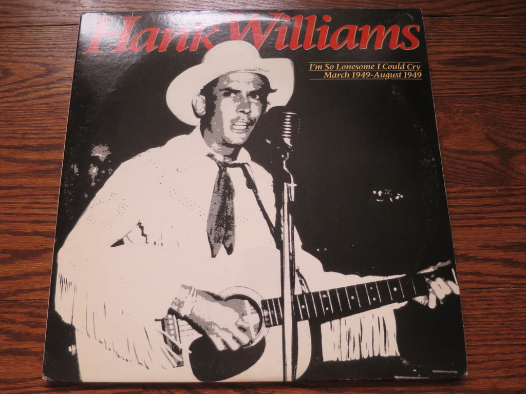 Hank Williams - I'm SO Lonesome I Could Cry - LP UK Vinyl Album Record Cover