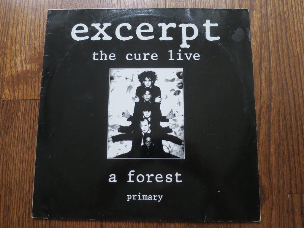 The Cure - Excerpt - The Cure Live - LP UK Vinyl Album Record Cover