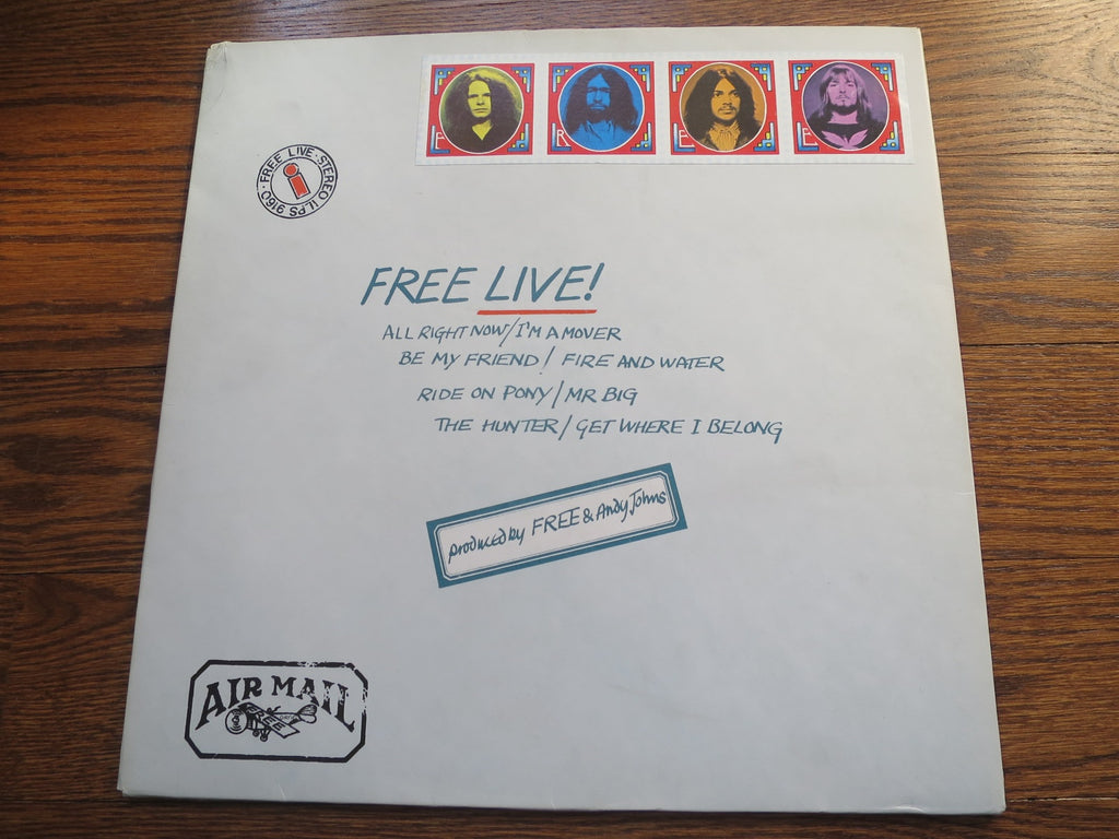 Free - Live! - LP UK Vinyl Album Record Cover