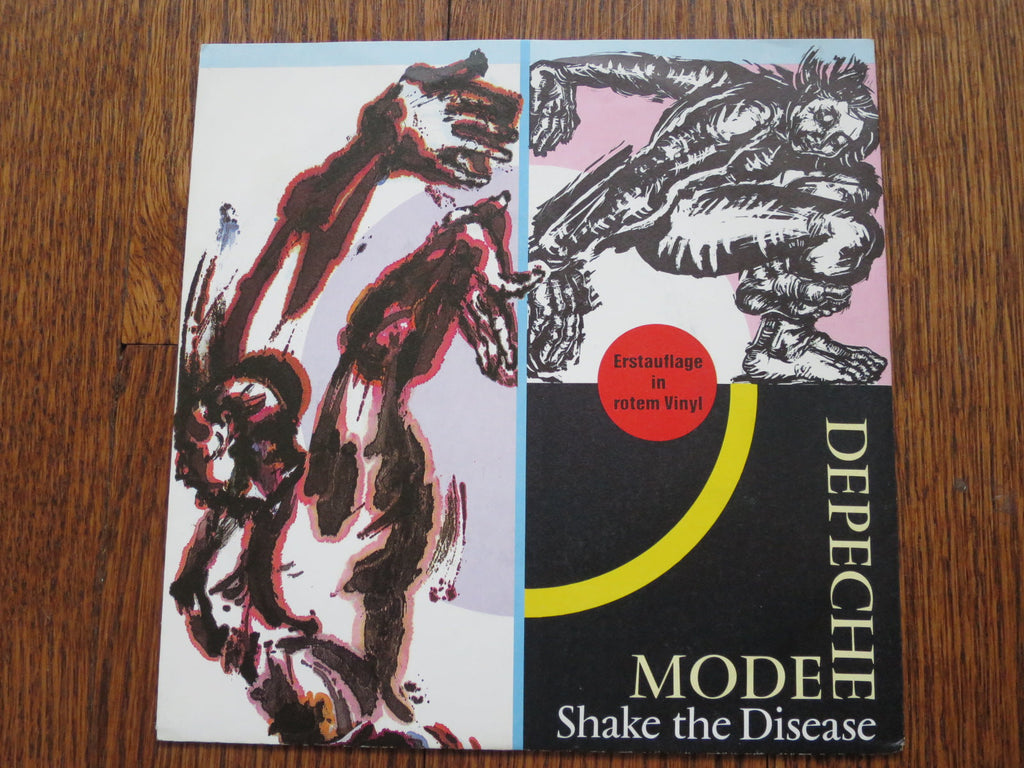 Depeche Mode - Shake The Disease red vinyl 7" - LP UK Vinyl Album Record Cover