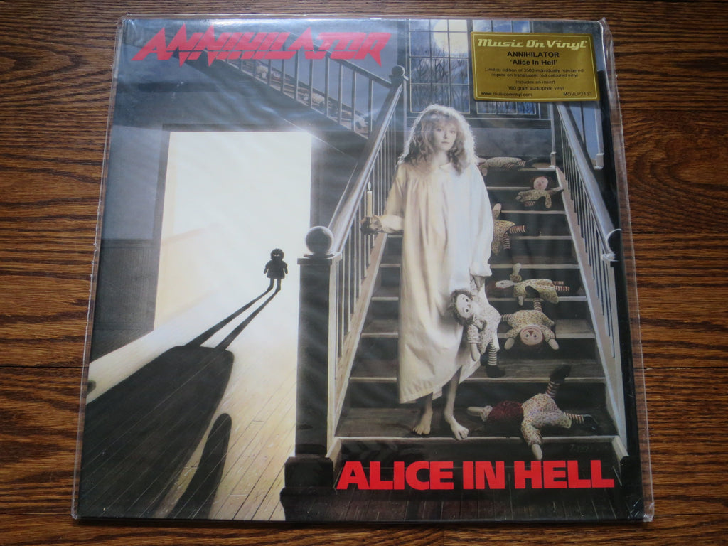 Annihilator - Alice In Hell - LP UK Vinyl Album Record Cover