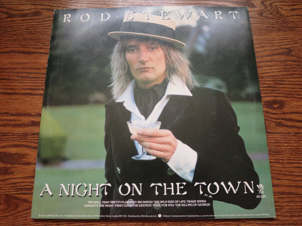 Rod Stewart - A Night On The Town - LP UK Vinyl Album Record Cover