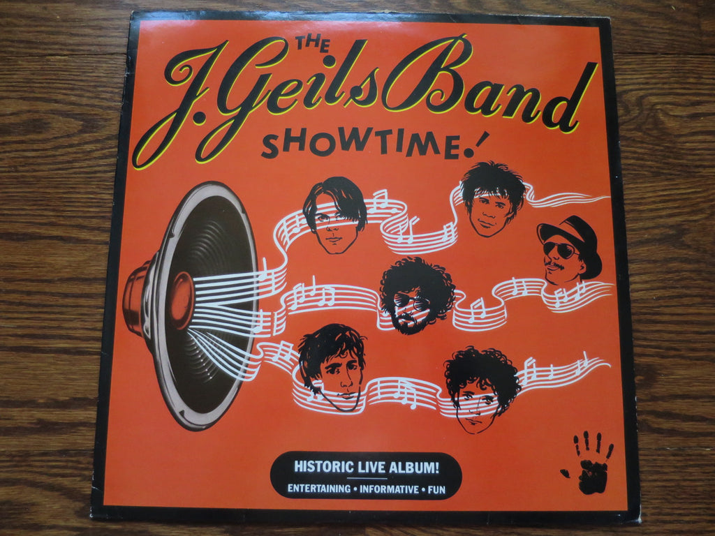 The J. Geils Band - Showtime! - LP UK Vinyl Album Record Cover