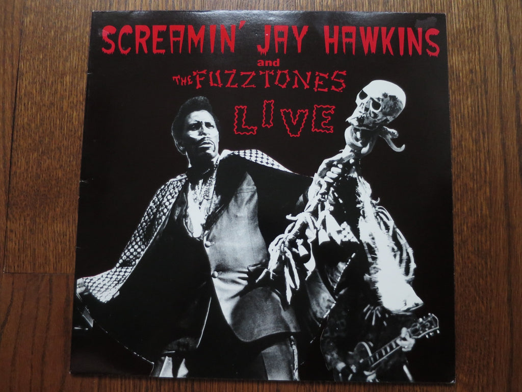 Screamin' Jay Hawkins And The Fuzztones - Live - LP UK Vinyl Album Record Cover