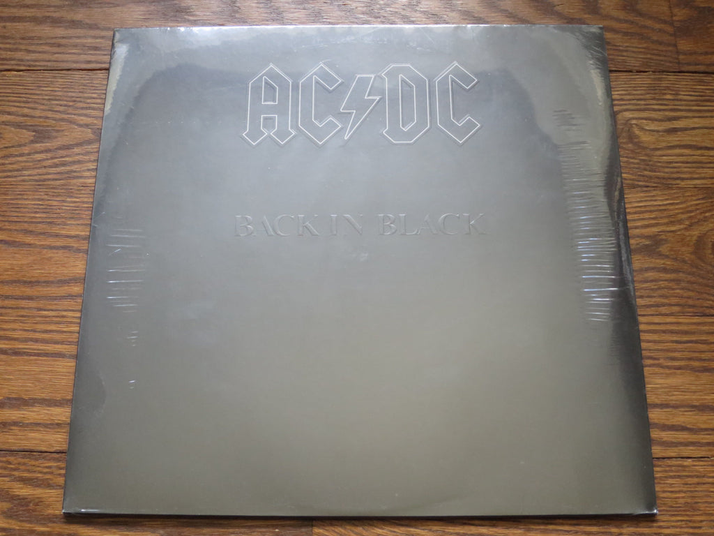 AC/DC - Back In Black (reissue) - LP UK Vinyl Album Record Cover