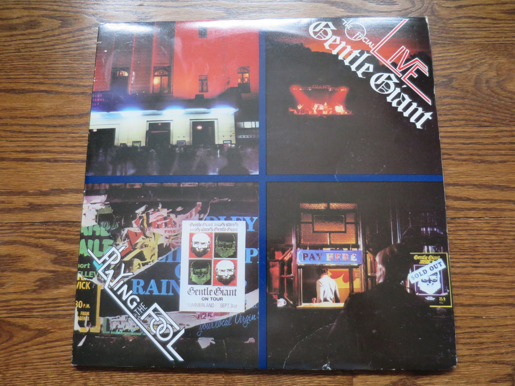 Gentle Giant - Playing The Fool - LP UK Vinyl Album Record Cover