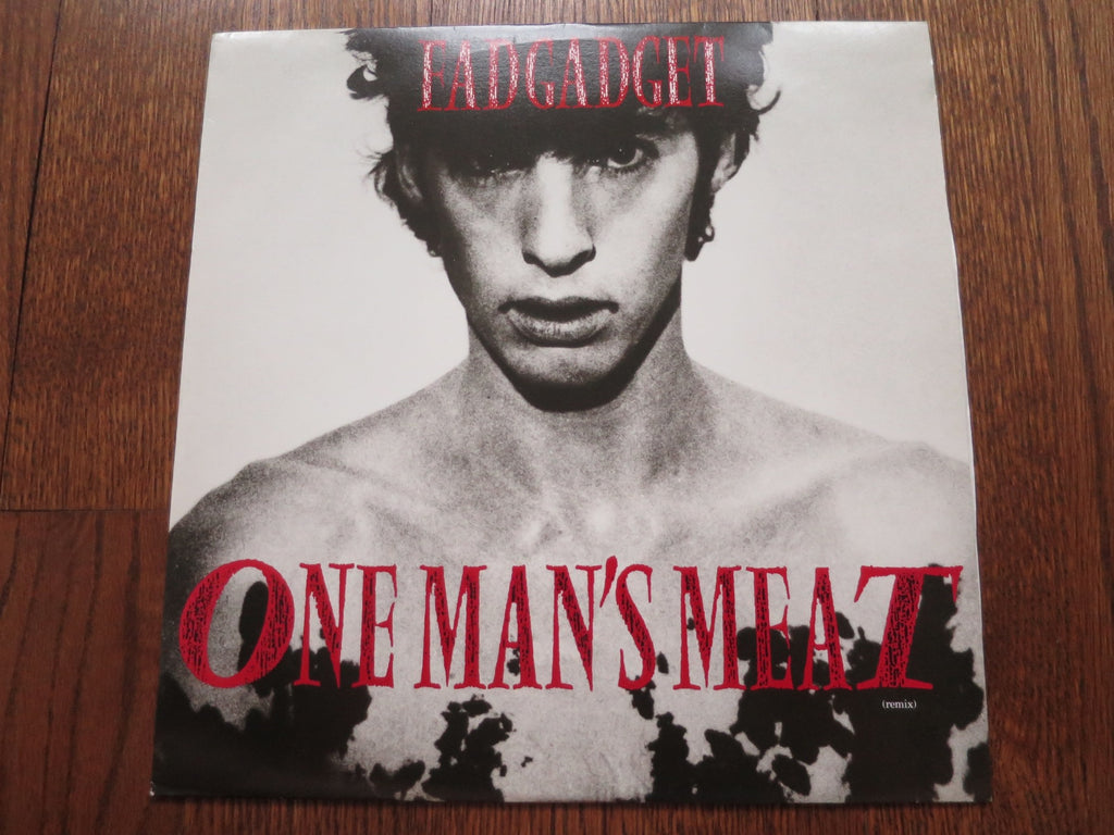 Fad Gadget - One Man's Meat 12" - LP UK Vinyl Album Record Cover