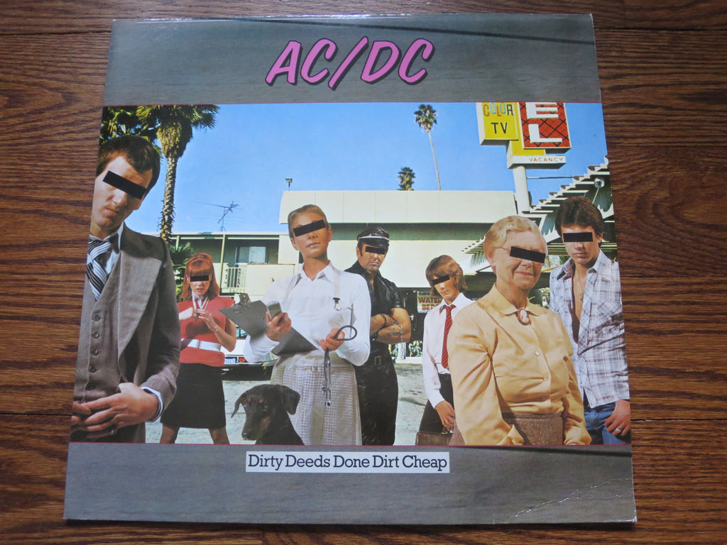 AC/DC - Dirty Deeds Done Dirt Cheap - LP UK Vinyl Album Record Cover