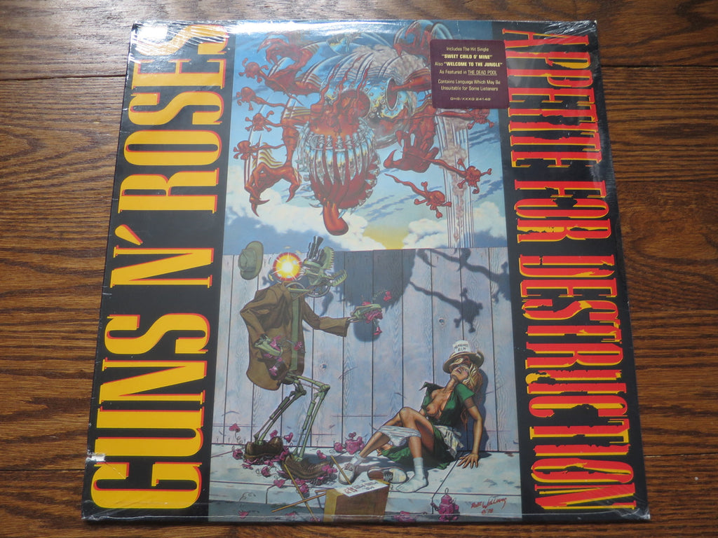 Guns N' Roses - Appetite For Destruction (US sealed) - LP UK Vinyl Album Record Cover