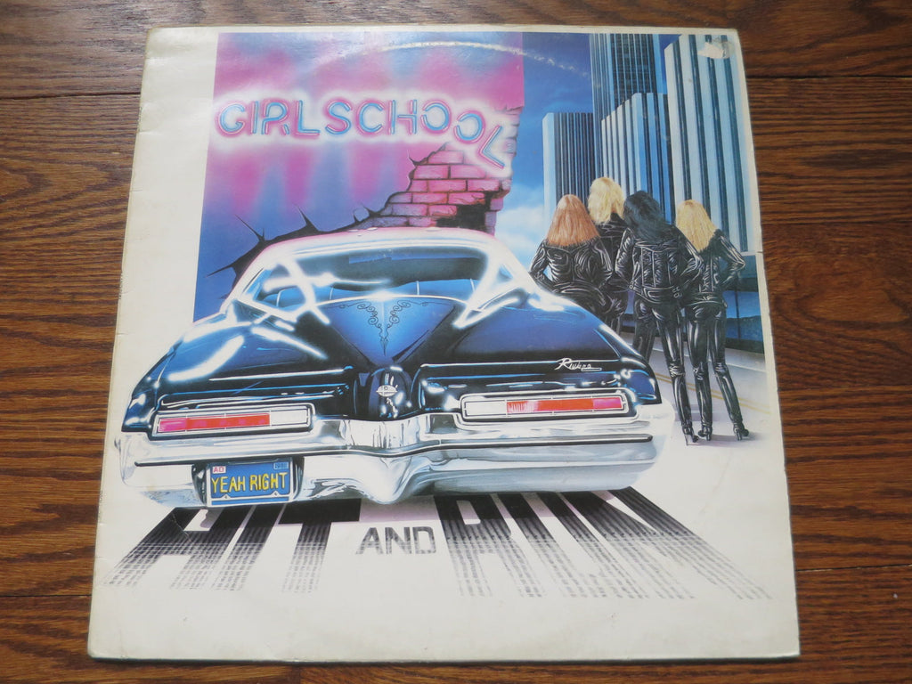 Girlschool - Hit and Run - LP UK Vinyl Album Record Cover