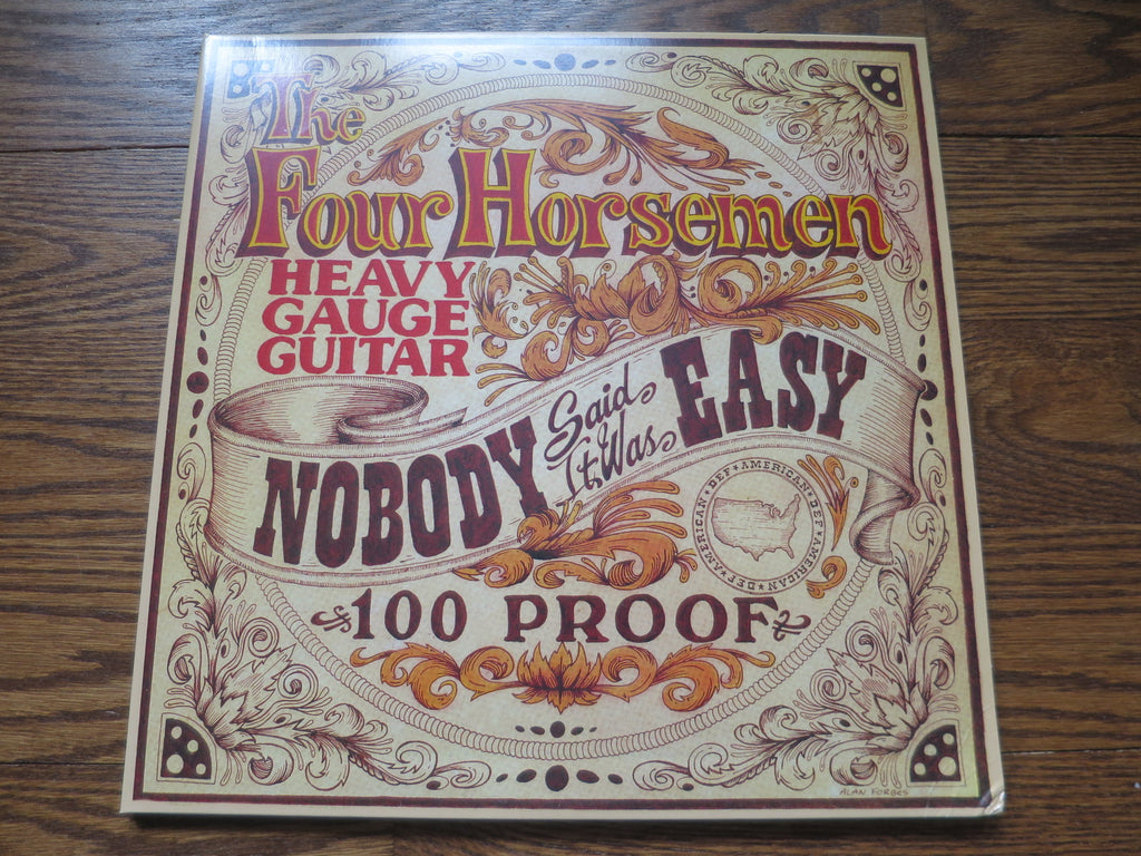 The Four Horsemen - Nobody Said It Was Easy - LP UK Vinyl Album Record Cover