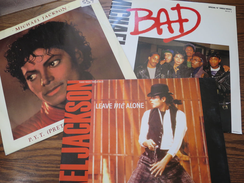 Michael Jackson - Six 12" singles - LP UK Vinyl Album Record Cover