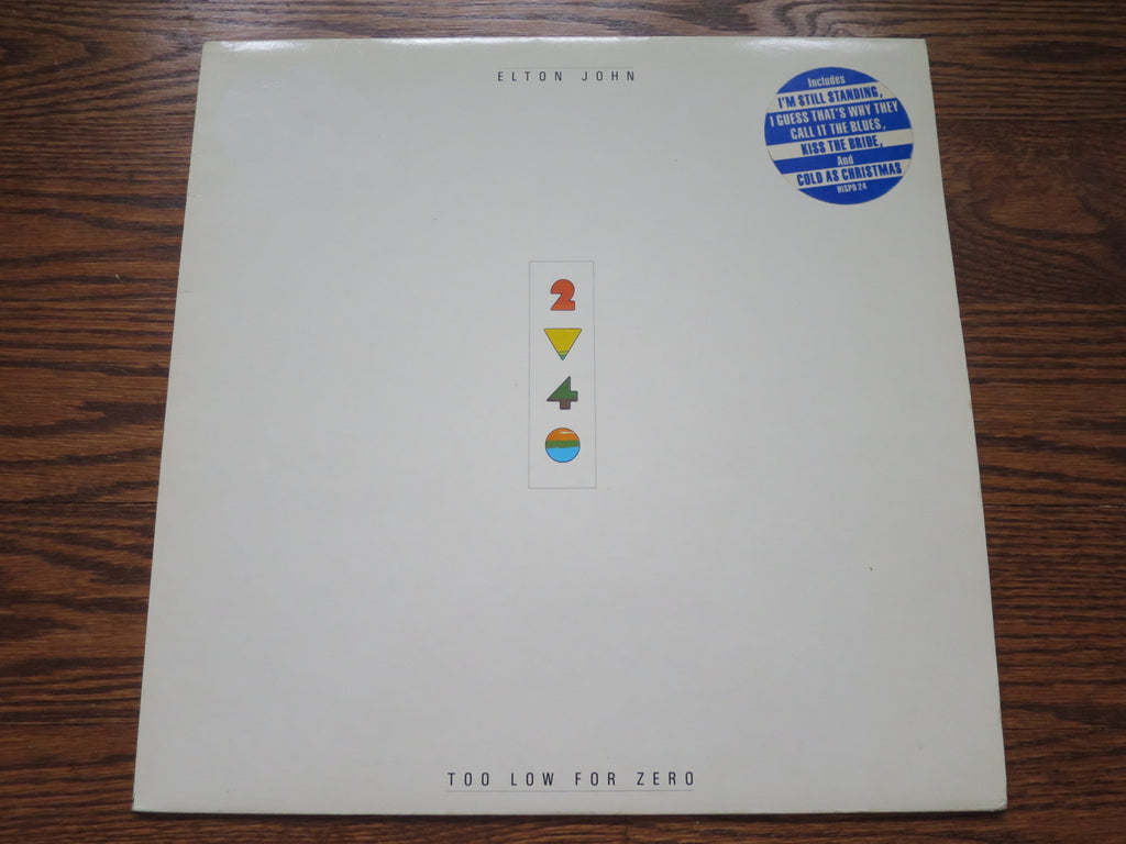 Elton John - Too Low For Zero - LP UK Vinyl Album Record Cover