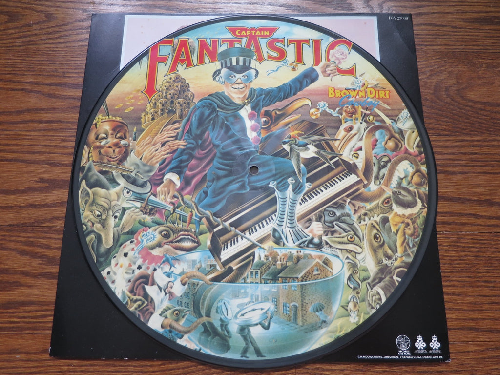 Elton John - Captain Fantastic and the Brown Dirt Cowboy (picture disc) - LP UK Vinyl Album Record Cover